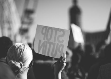 Protests in Lyon against the war in Ukraine
— Februrary 27th, 2022